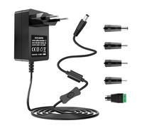 Gonine 24V 1A Adaptateur d'alimentation 24V 1A AC à DC pour Bande Lumineuse LED Humidificateur Pistolet de Massage Routeur Mini Ventilateur Lampe LED Haut-Parleur Caméra CCTV