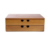 GONMDOPY Classeur Mobile - Étagère À Dossiers, Boîte de Rangement de Bureau Pour Documents, Boîte de Rangement Pour Divers Articles, Cadre, Étagère, Petite Commode, Format A4/2-Layer
