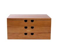 GONMDOPY Classeur Mobile - Étagère À Dossiers, Boîte de Rangement de Bureau Pour Documents, Boîte de Rangement Pour Divers Articles, Cadre, Étagère, Petite Commode, Format A4/3-Layer