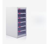 GONMDOPY Classeur Mobile - Étagère À Dossiers, Boîte de Rangement Pour Documents, Classeur À Tiroirs 6/12 Pouces, Boîte de Rangement Pour Fournitures de Bureau, Capacité/B