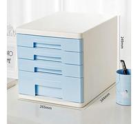 GONMDOPY Classeur Mobile - Étagère À Dossiers, Meuble de Rangement Pour Archives, 4 Tiroirs de Bureau, Capacité de Stockage Pour Dossiers A4/A