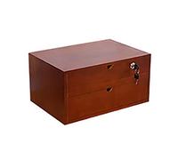GONMDOPY Classeur Mobile - Porte-Documents, Boîte de Rangement de Bureau Avec Serrure, Boîte de Rangement Pour Divers Articles de Finition, Cadre D'Étagère, Petite Commode À 1/2 Tiroirs Pour Papier A4