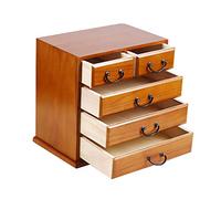 GONMDOPY Classeur Mobile - Porte-Documents, Boîte de Rangement de Bureau, Commode À 4/5 Tiroirs Pour Documents A4/37.5X26X33Cm