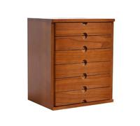GONMDOPY Classeur Mobile - Porte-Documents, Boîte de Rangement de Bureau, Commode Multifonction Pour Documents A4/6 Layer