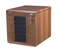 GONMDOPY Classeur Mobile - Porte-Documents, Boîte de Rangement de Bureau, Meuble D'Archivage À 4 Tiroirs, Capacité Pour Dossiers A4