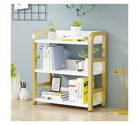 GONMDOPY Étagère de Bureau À 3Ux Avec Structure Métallique, Capacité de Rangement Et D'Exposition, Idéale Pour Le Bureau, La Salle D'Étude Ou Les Dortoirs./H/L 27.6"