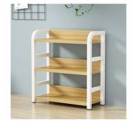 GONMDOPY Étagère de Bureau À 3Ux Avec Structure Métallique, Capacité de Rangement Et D'Exposition, Idéale Pour Le Bureau, La Salle D'Étude Ou Les Dortoirs./B/L 23.6"