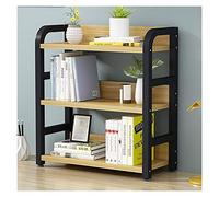 GONMDOPY Étagère de Bureau À 3Ux Avec Structure Métallique, Capacité de Rangement Et D'Exposition, Idéale Pour Le Bureau, La Salle D'Étude Ou Les Dortoirs./C/L 27.6"