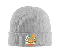 GONMFKM Bonnet Tricoté Unisexe Confortable, Doux Et Chaud, Idéal pour l'hiver Et Le Quotidien Ce Bonnet Aux Armoiries du Tadjikistan Est Un Cadeau Parfait pour Homme, Lui Ou Papa