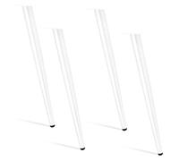 GONMPJZR 4 épingles à Cheveux en métal for projets de Bricolage. Table Noire avec Patins de Protection et vis for Meuble TV, canapé ou Meuble de Rangement.(65cm)