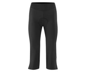 Gonso Essential Tight 3/4 Flared W, Pantalon de cyclisme 3/4 pour femme, Collant de cyclisme avec peau de chamois Dry Up Air, Grande élasticité des mouvements et ceinture confortable, Coupe moulante