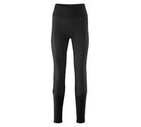 Gonso Essential Tight Softshell W Pantalon de Cyclisme Long pour Femme avec Rembourrage Dry Up Air, G-Shell pour Une Isolation Thermique optimale, imperméable, Coupe ajustée