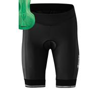 Gonso Homme Sitivo W Cuissard De Compression, Black/Bright Green, 48 Grande Taille EU