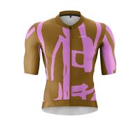 GONSO Maillot Road Print S/S brun