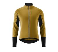 Gonso Road Jacket Softshell 2 M, Veste de cyclisme pour homme, Veste Softshell hydrofuge, Coupe-vent, G-Shell pour une isolation thermique optimale, Coupe ajustée, Sans PFC, Jaune, S