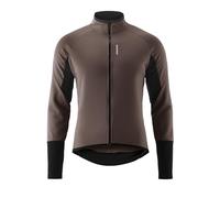 Gonso Road Jacket Softshell 2 M, Veste de cyclisme pour homme, Veste Softshell hydrofuge, Coupe-vent, G-Shell pour une isolation thermique optimale, Coupe ajustée, Sans PFC, Marron, 4XL
