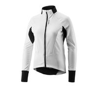 Gonso Road Jacket Softshell 2 W, Veste de cyclisme pour femme, Veste Softshell hydrofuge, Coupe-vent, G-Shell pour une isolation thermique optimale, Coupe ajustée, Sans PFC, Blanc, 38