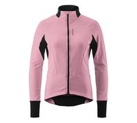 Gonso Road Jacket Softshell 2 W, Veste de cyclisme pour femme, Veste Softshell hydrofuge, Coupe-vent, G-Shell pour une isolation thermique optimale, Coupe ajustée, Sans PFC, Rose, 38