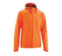 Gonso Save Light, Veste de vélo pour homme, Veste de pluie imperméable, étanche jusqu'à 10 000 mm et coupe-vent, G-Tex, Laminé 2 couches et coutures scellées, Coupe large, Sans PFC, Orange, XL