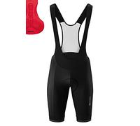 Gonso Sitivo Bib M, Cuissard à bretelles court pour homme, Avec peau de chamois Sitivo Confort, Haute élasticité et élastique en silicone antidérapant, Coupe ajustée