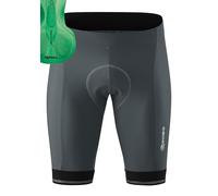 Gonso Sitivo M, Cuissard court pour homme, Avec peau de chamois Sitivo Confort, Haute élasticité et élastique en silicone antidérapant, Coupe ajustée, Gris, 4XL