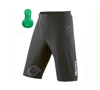 Gonso Sitivo Shorts Homme, Noir/Vert, 3XL