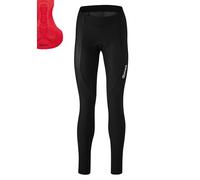 Gonso Sitivo Tight W, Pantalon de cyclisme long pour femmes, Avec peau de chamois Sitivo Comfort, Haute élasticité de mouvement, Ceinture confortable et fermeture éclair pour les jambes, Coupe ajustée