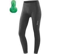 Gonso Sitivo Tight W, Pantalon de cyclisme long pour femmes, Avec peau de chamois Sitivo Comfort, Haute élasticité de mouvement, Ceinture confortable et fermeture éclair pour les jambes, Coupe ajustée