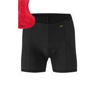 Gonso SITIVO U W Caleçon de Cyclisme Femme, Black/Fire, 36