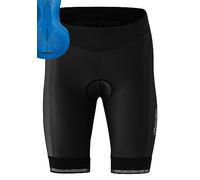 Gonso Sitivo W, Cuissard court pour femme, Avec peau de chamois Sitivo Confort, Haute élasticité et élastique en silicone antidérapant, Coupe ajustée, Noir, 44