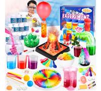 Gontence 120+ Experiences Scientifiques Enfants - Kits éDucatifs de Sciences - Kit Scientifique Enfant - Cadeau Fille Garcon 6 7 8 9 10 Ans - Jouet Chimie Enfant