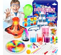 Gontence 50+ Experiences Scientifiques Enfants - Kits Educatifs de Sciences - Kit Scientifique Enfant - Cadeau Fille Garcon 6 7 8 9 10 Ans - Jouet Chimie Enfant Haut de Gamme Détachables