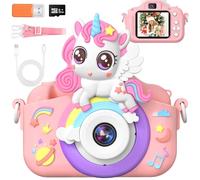 Gontence Appareil photo numérique pour enfants, écran 2.0", carte SD 32 Go, vidéos HD 1080p, jouet pour enfants de 3 à 12 ans, jouets de Noël pour garçons et filles de 3 à 12 ans