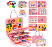 Gontence Busy Board pour Enfants | Busy Board Montessori Jouets pour 2 3 4 5 Ans - Jouets Éducatifs Tout-Petit Voyage - Licorne Cadeaux pour Filles Garçon