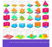 Gontence Lot de 28 Jeux de Patience pour Enfants avec 28 Sacs Violets - Jeu de Puzzle | Mini Jeux pour Enfants et Adultes | Petit Cadeau d'anniversaire d'enfant | Halloween Jouets Cadeaux de Pinata