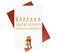 Carte de vœux amusante pour nouveau-né - Roi Lion Simba - Pour garçon et fille