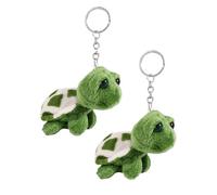 GONZTEL 2 Pièces Porte-Clés Tortue - Adorables Pendentifs Animaux Mignons pour Clés & Sacs à Dos, Idéal pour Personnaliser & Offrir aux Amoureux des Bêtes