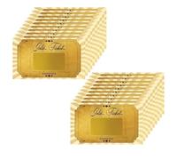GONZTEL 20 pièces Carte a Gratter, Dorés Bon Cadeau à Remplir soi-même, Sans Gratter et Cartes Cadeaux à Faire Soi-même, Cartes Cadeaux,Carte a Gratter