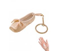 GONZTEL Porte-clés Mini Chausson de Ballet 1 Pièce, Attache Cliquet Sécurisé, Cadeau Symbolique Élèves & Profs de Danse, Décoration Idéale pour Sacs de Sport