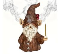 GONZTEL Porte-Encens 1 Pièce, Statue de Nain Adorable, Brûleur de Cônes d'Encens, Décoration Unique, Nain Charmant, Décor Maison, Cadeau Original pour Femmes et Hommes