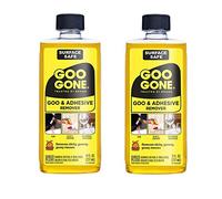 Goo Gone Original - 237 ml - Dissolvant adhésif sans danger pour la surface supprime en toute sécurité les autocollants étiquettes décalcomanies résidus ruban de gomme à mâcher graisse goudron - Lot