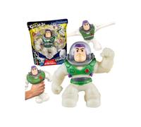 Goo Jit Zu DISNEY Buzz Lightyear Figurine extensible de 20 cm, jouet à presser pour enfants, rembourrage en gel 4+