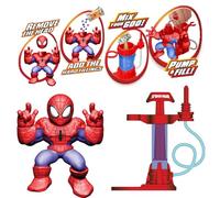 Bandai Spiderman Creator Goo Jit Zu Hero Figure Rouge Enfants