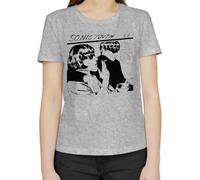 Goo Sonic Youth T-Shirt Femme Classique Col Rond Manches Courtes Small