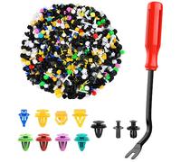 GOOACC Lot de 1001 clips universels pour pare-chocs de voiture - Garniture de panneau de porte de voiture - Rivets de retenue - Clips poussoirs avec extracteur de fixation pour GM Ford Chrysler Toyota