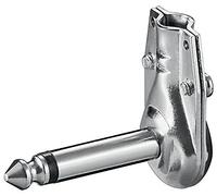 Goobay 11040 Fiche Jack - 6 35 mm - mono - métal angle