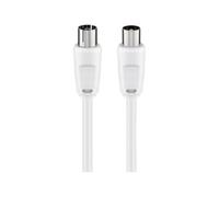 Goobay 11510AK150 Câble de Raccordement Antennes (<70 dB), Double Blindage, 1.5m Longueur