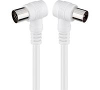 Goobay 11520 Câble d'antenne coudé ( Coax femelle 90