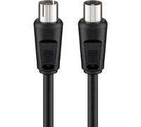 Goobay 11564 câble coaxial 10 m Noir