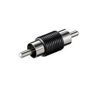 Goobay 11609 changeur de genre de câble RCA Noir